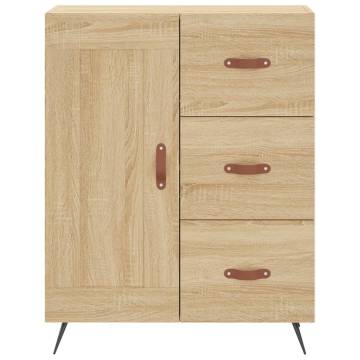 Highboard Sonoma Oak 69.5x34x180 cm Engineered Wood