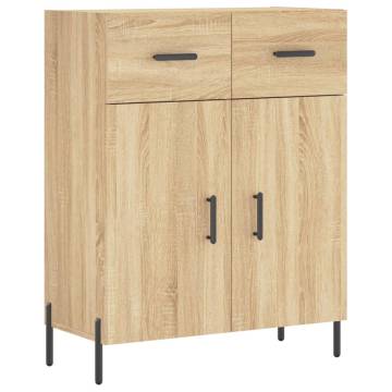 Highboard Sonoma Oak 69.5x34x180 cm Engineered Wood