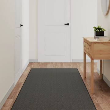 Carpet Runner Sisal Look Anthracite 80x200 cm