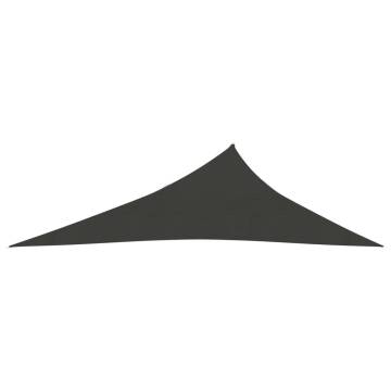 Sunshade Sail 160 g/m² Anthracite 4x5x6.8 m HDPE