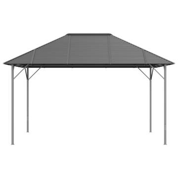 Gazebo with Roof 4x3 m Anthracite