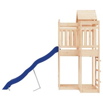 Outdoor Playset Solid Wood Pine