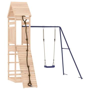 Outdoor Playset Solid Wood Pine