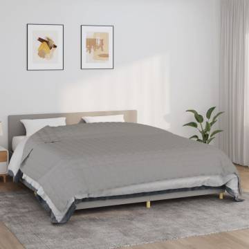 Weighted Blanket Grey 235x290 cm 15 kg Fabric