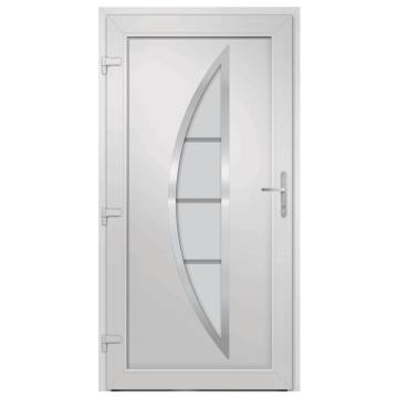 Front Door Anthracite 108x208 cm PVC