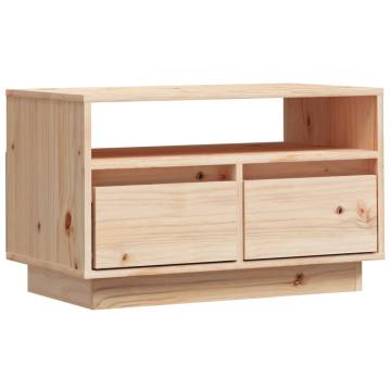 TV Cabinet 60x35x37 cm Solid Wood Pine