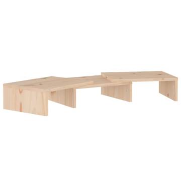 Monitor Stand 60x24x10.5 cm Solid Wood Pine