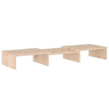 Monitor Stand 60x24x10.5 cm Solid Wood Pine