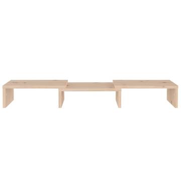 Monitor Stand 60x24x10.5 cm Solid Wood Pine