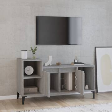 TV Cabinet Grey Sonoma 100x35x55 cm Engineered Wood