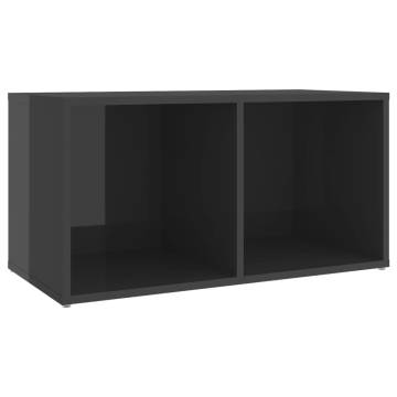 TV Cabinets 4 pcs High Gloss Grey 72x35x36.5 cm Engineered Wood