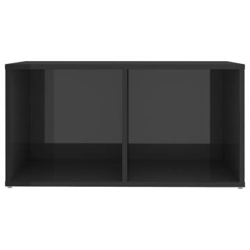 TV Cabinets 4 pcs High Gloss Grey 72x35x36.5 cm Engineered Wood