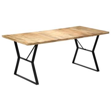 Dining Table 180x90x76 cm Solid Mango Wood