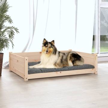 Dog Bed 95.5x65.5x28 cm Solid Pine Wood