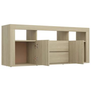 TV Cabinet Sonoma Oak 120x30x50 cm Engineered Wood