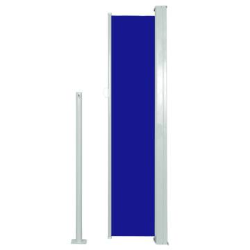 Retractable Side Awning 140 x 300 cm Blue