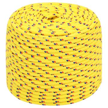 Boat Rope Yellow 10 mm 250 m Polypropylene