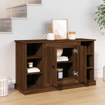 Sideboard Brown Oak 100x35.5x60 cm Engineered Wood