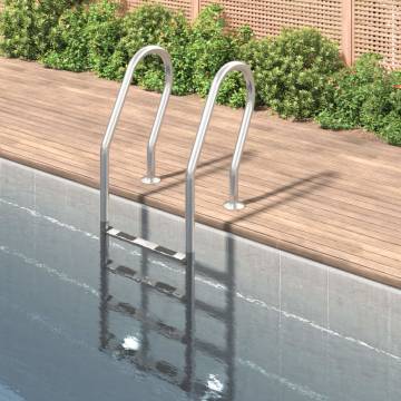 Pool Ladder 54x38x184.5 cm 304 Stainless Steel