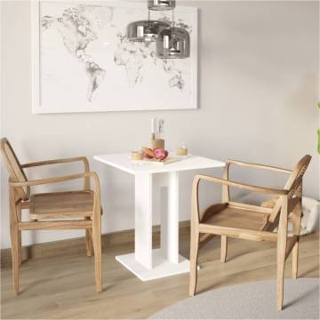 FMD Dining Table 70cm White