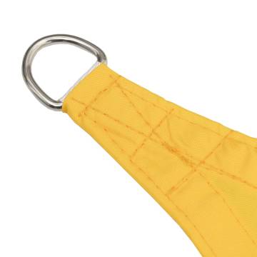 Sunshade Sail Oxford Fabric Trapezium 2/4x3 m Yellow