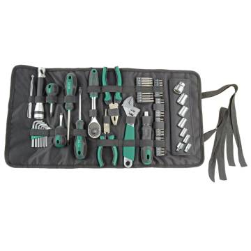 Brüder Mannesmann 65 Piece Tool Roll Pouch