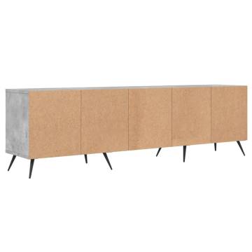 TV Cabinet Concrete Grey 150x30x44.5 cm Engineered Wood