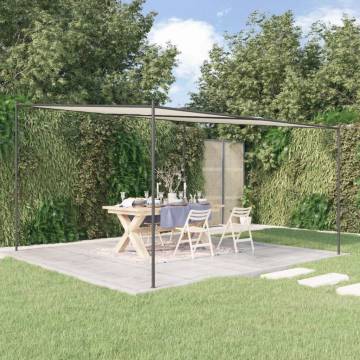 Gazebo White 4x4 m 180 g/m² Fabric and Steel