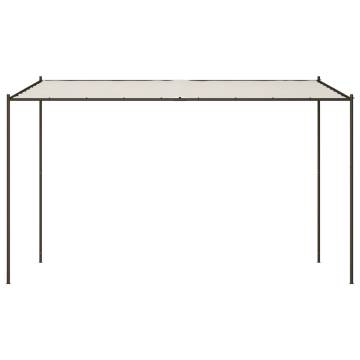 Gazebo White 4x4 m 180 g/m² Fabric and Steel