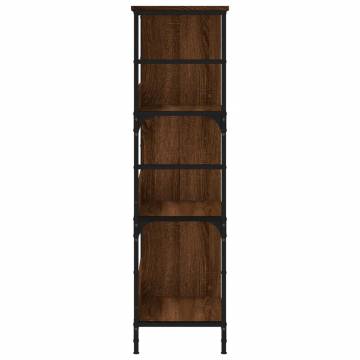 Bookshelf Brown Oak 78.5x33x117.5 cm Engineered Wood