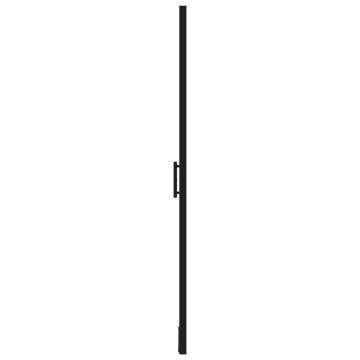 Shower Door Tempered Glass 91x195 cm Black