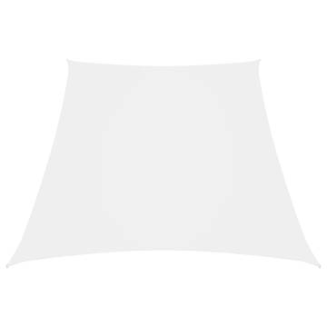 Sunshade Sail Oxford Fabric Trapezium 3/5x4 m White