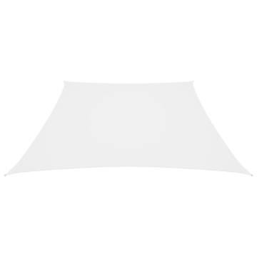 Sunshade Sail Oxford Fabric Trapezium 3/5x4 m White