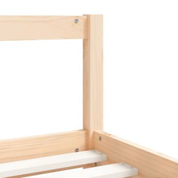 Kids Bed Frame with Drawers 80x160 cm Solid Wood Pine