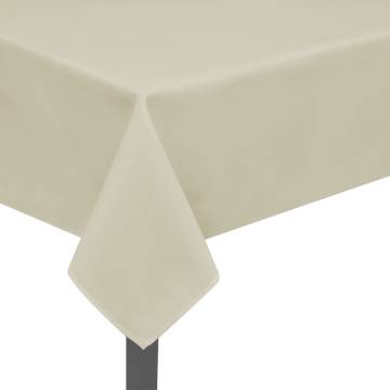 Tablecloths 5 pcs Cream 170x130 cm