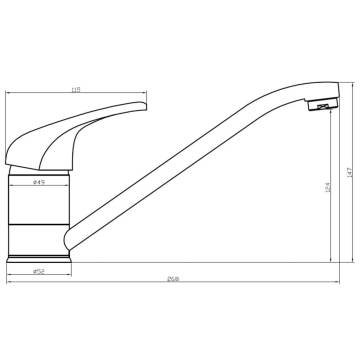 SCHÜTTE Sink Mixer MAGNA Chrome