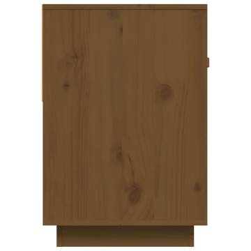 TV Cabinet Honey Brown 90x40x60 cm Solid Wood Pine