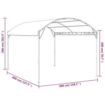 Sunshade Awning 3x4 m Anthracite