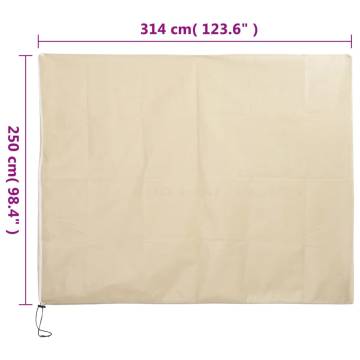 Plant Fleece Covers with Zip 4 pcs 70 g/m² 3.14x2.5 m