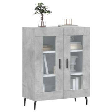 Sideboard Concrete Grey 69.5x34x90 cm Engineered Wood