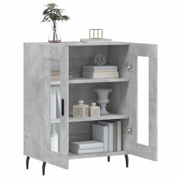 Sideboard Concrete Grey 69.5x34x90 cm Engineered Wood