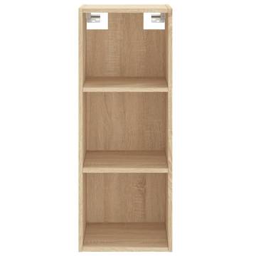 Highboard Sonoma Oak 34.5x34x180 cm Engineered Wood