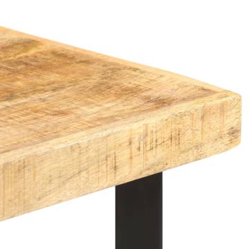 Bar Table 60x60x107 cm Rough Mango Wood