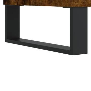 TV Cabinet Smoked Oak 69.5x30x50 cm Engineered Wood