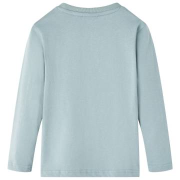 Kids' T-shirt with Long Sleeves Light Blue 140