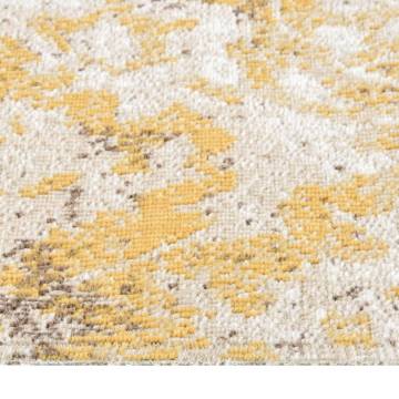 Outdoor Rug Flatweave 115x170 cm Yellow