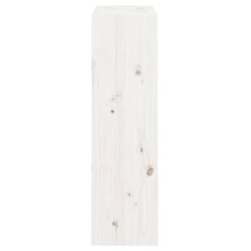 Book Cabinet/Room Divider White 60x30x103.5 cm Solid Wood Pine