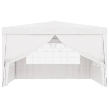 Professional Party Tent with Side Walls 4x4 m White 90 g/m?