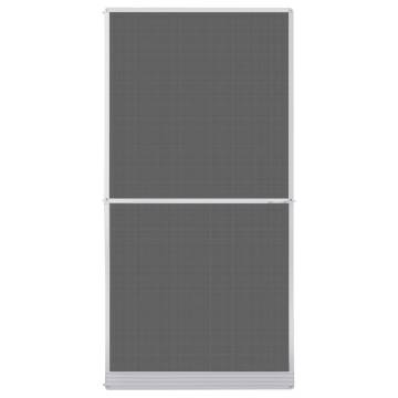 White Hinged Insect Screen for Doors 120 x 240 cm