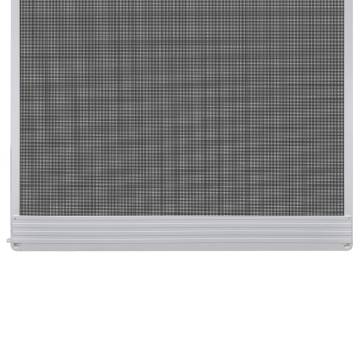 White Hinged Insect Screen for Doors 120 x 240 cm